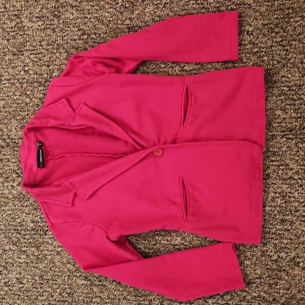 Miss Understood Junior Magenta Long Sleeve Jacket Size M